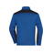 Sudadera de trabajo media cremallera hombre JN864. Color royal/melange/navy.