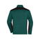 Sudadera de trabajo media cremallera hombre JN864. Color dark/green/melange/black.