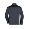 Sudadera de trabajo media cremallera hombre JN864. Color carbon/melange/black.