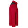 Sudadera de trabajo media cremallera hombre JN864. Color red/melange/black.
