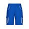 Pantalón corto de trabajo hombre JN872. Color royal/white.