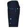 Pantalón corto de trabajo hombre JN872. Color navy/turquoise.