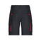 Pantalón corto de trabajo hombre JN872. Color carbon/red.