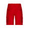 Pantalón corto de trabajo hombre JN872. Color red/navy.