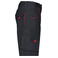 Pantalón corto de trabajo hombre JN872. Color carbon/red.