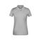 Polo de trabajo orgánico mujer JN873. Color grey/heather.