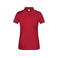Polo de trabajo orgánico mujer JN873. Color red.