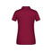 Polo de trabajo orgánico mujer JN873. Color wine.