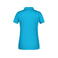 Polo de trabajo orgánico mujer JN873. Color turquoise.