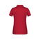 Polo de trabajo orgánico mujer JN873. Color red.