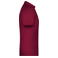 Polo de trabajo orgánico hombre JN874. Color wine.