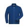 Sudadera de trabajo con cremallera hombre JN894. Color dark royal.