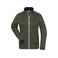 Chaqueta polar de trabajo hombre JN897. Color olive/melange/black.