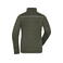 Chaqueta polar de trabajo hombre JN897. Color olive/melange/black.