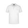 Polo de trabajo con bolsillo hombre JN922. Color white.
