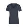 Camiseta cuello de pico elástica mujer JN928. Color navy.