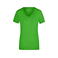 Camiseta cuello de pico elástica mujer JN928. Color lime/green.