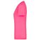 Camiseta cuello de pico elástica mujer JN928. Color pink.