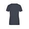 Camiseta cuello de pico elástica mujer JN928. Color navy.