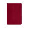 Manta de terciopelo JN955. Color burgundy/natural.