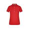 Polo mujer JN969. Color red/red/white.