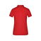 Polo mujer JN969. Color red/red/white.