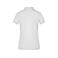 Polo mujer JN969. Color white/navy/white.