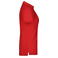 Polo mujer JN969. Color red/red/white.