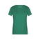 Camiseta cuello de pico mujer JN973. Color green/melange.
