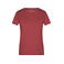Camiseta cuello de pico mujer JN973. Color wine/melange.
