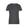 Camiseta cuello de pico mujer JN973. Color black/melange.