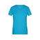 Camiseta cuello de pico mujer JN973. Color turquoise/melange.