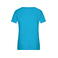 Camiseta cuello de pico mujer JN973. Color turquoise/melange.