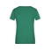 Camiseta cuello de pico mujer JN973. Color green/melange.