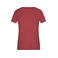 Camiseta cuello de pico mujer JN973. Color wine/melange.