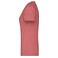 Camiseta cuello de pico mujer JN973. Color red/melange.