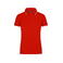Polo piqué mujer JN985. Color tomato/white.