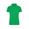 Polo piqué mujer JN985. Color fern/green/white.