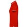Polo piqué mujer JN985. Color tomato/white.