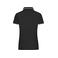 Polo piqué mujer JN985. Color black/white.