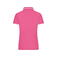 Polo piqué mujer JN985. Color pink/white.