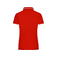 Polo piqué mujer JN985. Color tomato/white.