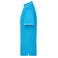 Polo cuello con rayas hombre JN986. Color turquoise/white.