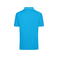 Polo cuello con rayas hombre JN986. Color turquoise/white.