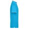 Polo cuello con rayas hombre JN986. Color turquoise/white.