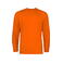Camiseta de trabajo manga larga hombre 2017. Color naranja.