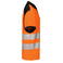 Polo de alta visibilidad clase 2 hombre 6008. Color naranja/negro.