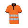 Polo de alta visibilidad clase 2 hombre 6008. Color naranja/negro.