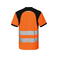 Camiseta de alta visibilidad clase 2 hombre 6009. Color naranja/negro.