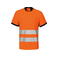 Camiseta de alta visibilidad clase 2 hombre 6009. Color naranja/negro.